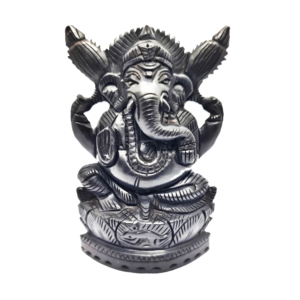 Lord Ganesha Original Karungali Ganesh Murti Statue (4 & 6 Inches)