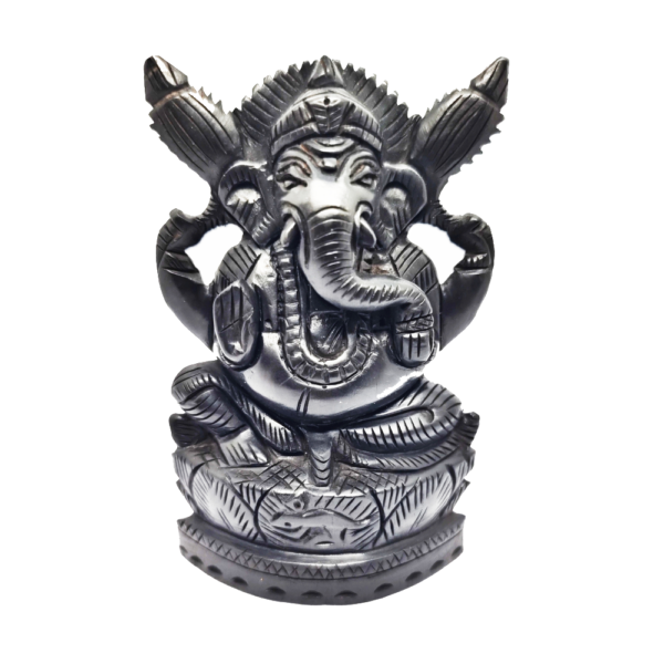 Lord Ganesha Original Karungali Ganesh Murti Statue (4 & 6 Inches)