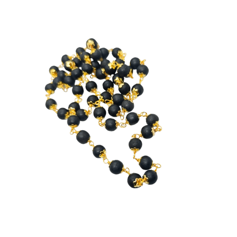 Buy Impon Karungali Malai 8MM with cup Buy Impon Karungali Malai 8MM with cup