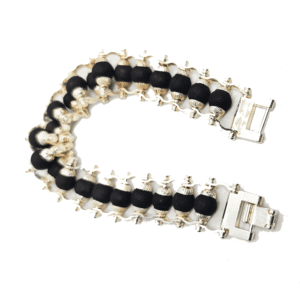 Silver karungali braclet
