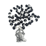 Original Karungali mala with murugan pendent German silver